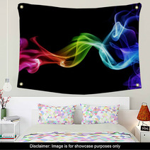 Colorful Smoke Wall Art 34705127