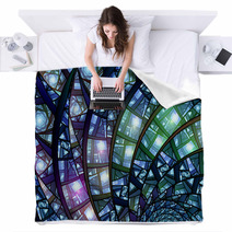 Colorful Stained-glass Blankets 61875499