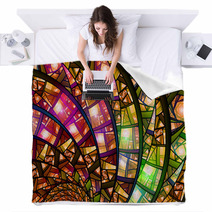Colorful Stained-glass Blankets 67007363