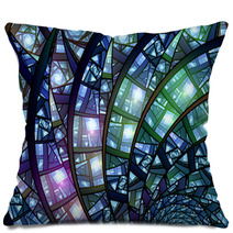 Colorful Stained-glass Pillows 61875499