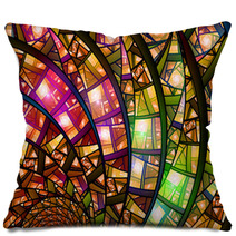 Colorful Stained-glass Pillows 67007363