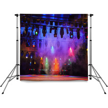 Colorful Theatrical Stage Lights Backdrops 53536573