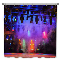 Colorful Theatrical Stage Lights Bath Decor 53536573