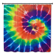 Colorful Tie Dye Fabric Texture Background In Square Ratio Bath Decor 71249410