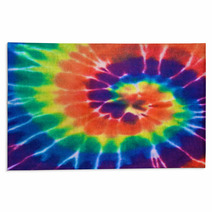 Colorful Tie Dye Fabric Texture Background In Square Ratio Rugs 71249410