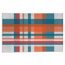 Colorful Urban Plaid Pattern Rugs 68157013