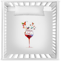 Colorful Wine Glass Nursery Decor 50299939