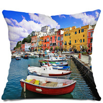 Colors Of Italy Series - Procida Island Pillows 52756444