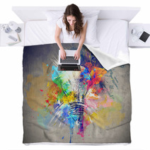 Colourful Light Blankets 58319339