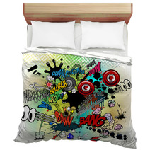 Comic Book Explosions Bedding 35495045