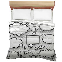 Comic Bubbles And Elements Bedding 59246842