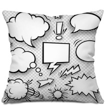 Comic Bubbles And Elements Pillows 59246842