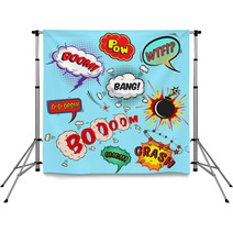Comic Speech Bubbles Design Elements Collection Backdrops 62100620