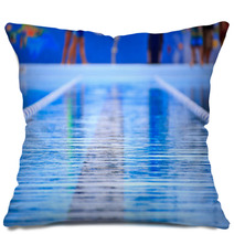 Community Swimming Pool Lane Pillows 158668912