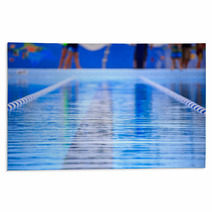 Community Swimming Pool Lane Rugs 158668912