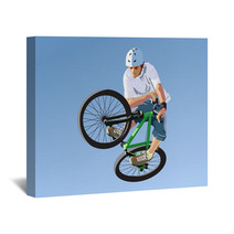 Competitions On Dirt Jumping Wall Art 4157804