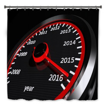 Conceptual 2016 Year Speedometer Bath Decor 81506035