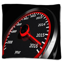 Conceptual 2016 Year Speedometer Blankets 81506035