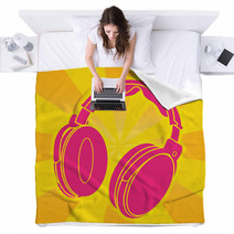 Conceptual Design With Headphone Silhouette Blankets 49749214