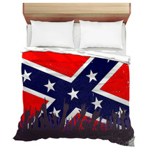 Confederate Civil War Flag Audience Bedding 106798309