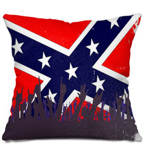 Confederate Civil War Flag Audience Pillows 106798309