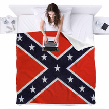 Confederate Flag, Confederate States Of  America Blankets 23224088