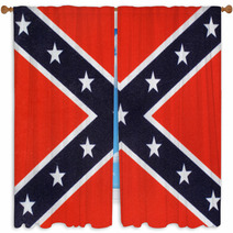 Confederate Flag, Confederate States Of  America Window Curtains 23224088
