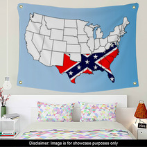 Confederate States Wall Art 91837653