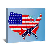 Confederate States Wall Art 91837666