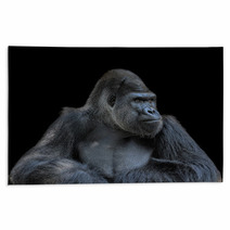 Contemplative Gorilla Rugs 53962933