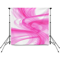Contemporary Abstract Pink Waves Backdrops 70817842