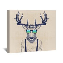Cool Deer Wall Art 110031812