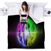 Cool Disco Ball Design Blankets 62445758