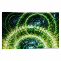Cool Green Abstract Background Rugs 63050521