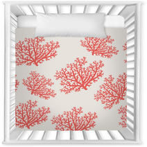 Corals Seamless Pattern Nursery Decor 124879194