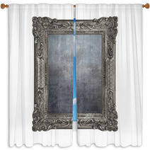Cornice Grigia Con Fondo Bianco Window Curtains 60604919