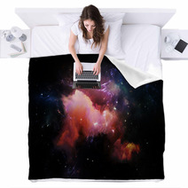 Cosmic Nebula Blankets 64300973