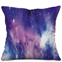 Cosmos Banner With Stars Pillows 74367086