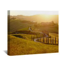 Countryside, San Quirico D`Orcia , Tuscany, Italy Wall Art 65618968