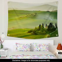 Countryside, San Quirico´Orcia , Tuscany, Italy Wall Art 54529677