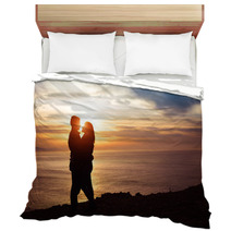 Couple In Love At Sunset Bedding 62647479