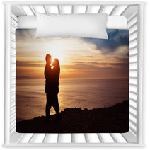 Couple In Love At Sunset Nursery Decor 62647479