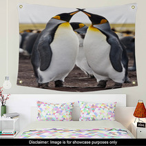 Couple King Penguins Wall Art 50922420