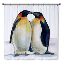 Couple Of Penguins Bath Decor 55220722