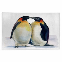 Couple Of Penguins Rugs 55220722