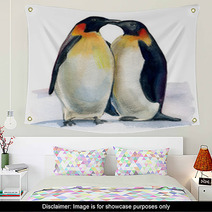 Couple Of Penguins Wall Art 55220722