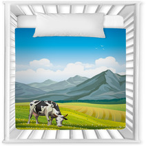 Cow And Green Meadow Nursery Decor 66630711