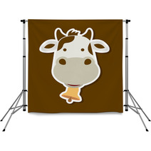 Cow Design Backdrops 68518586