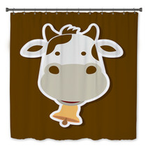 Cow Design Bath Decor 68518586