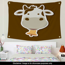 Cow Design Wall Art 68518586